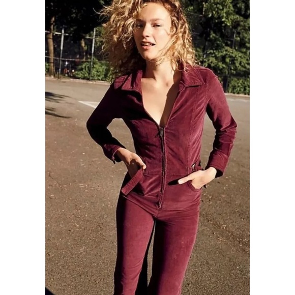 Free People Take Me Out Cord Jumpsuit - Picture 3 of 5